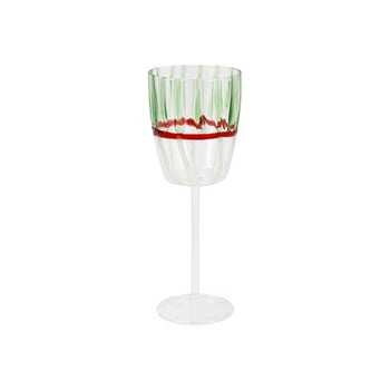 Vietri Garland Wine Glass